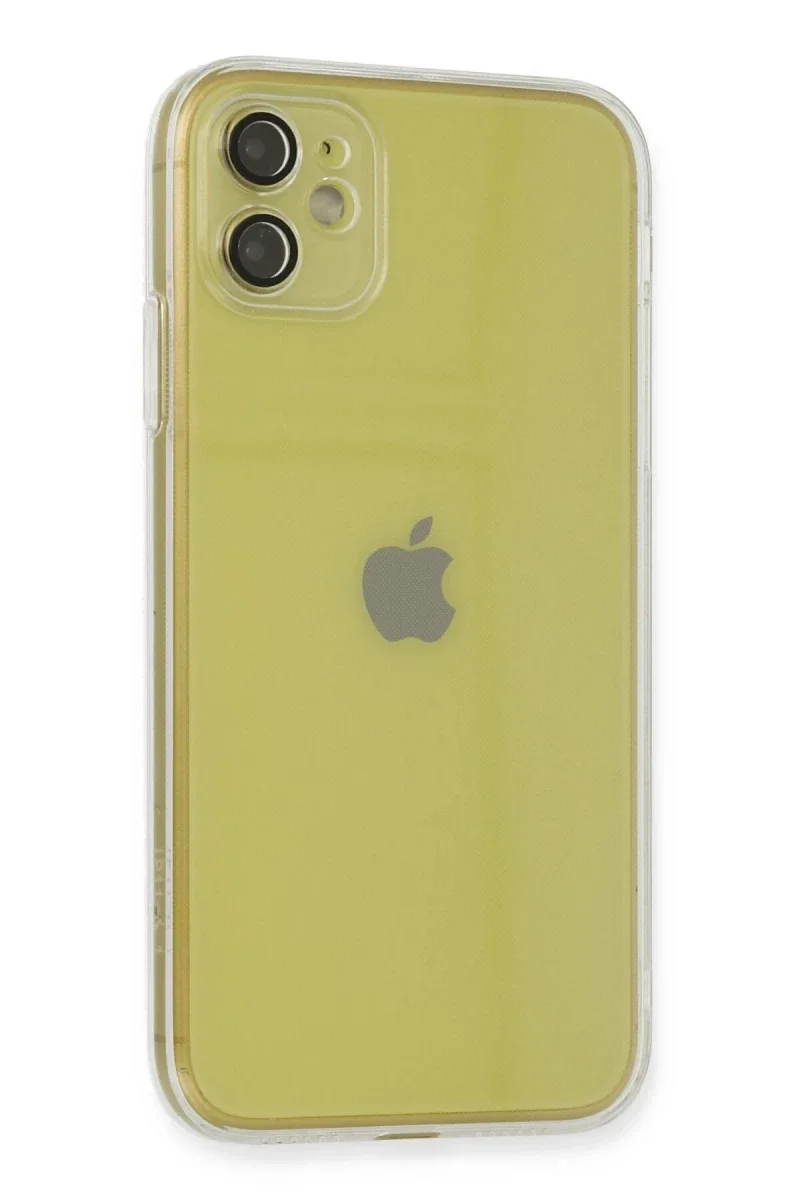 Apple iPhone 12 Kılıf Fly Lens Silikon - Şeffaf görsel 2
