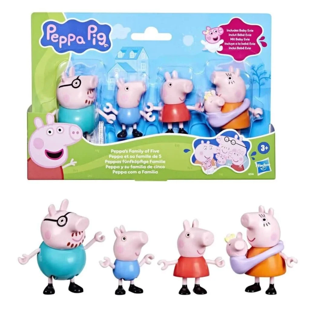 Peppa Pig ve Ailesi 5li Figür Seti +3 yaş