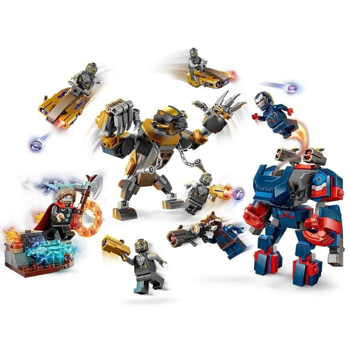 76322 Lego Marvel Avengers: Endgame Thor, Chitauriye Karşı 373 parça +8 yaş görsel 3