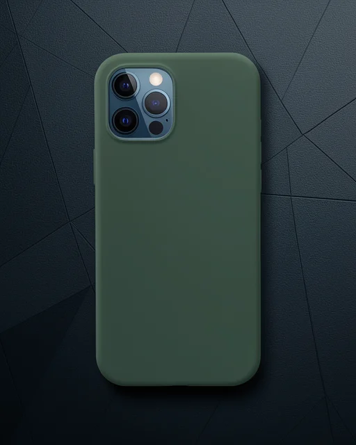 Apple İphone 12 Pro Kılıf Lansman Legant Silikon - Koyu Yeşil