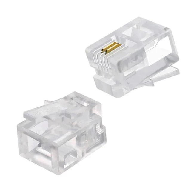 RJ11 Telefon Soketi 6P/2C (100 Adet)