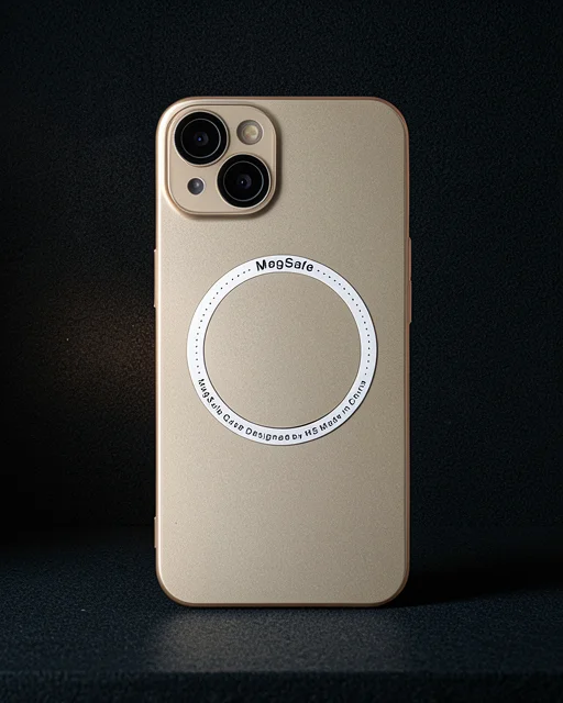 Apple İphone 14 Plus Kılıf Jack Magneticsafe Lens Silikon - Gold