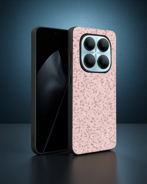 Onegif Xiaomi Redmi Note 15 Pro 5g Bright Simli Kapak - Pembe