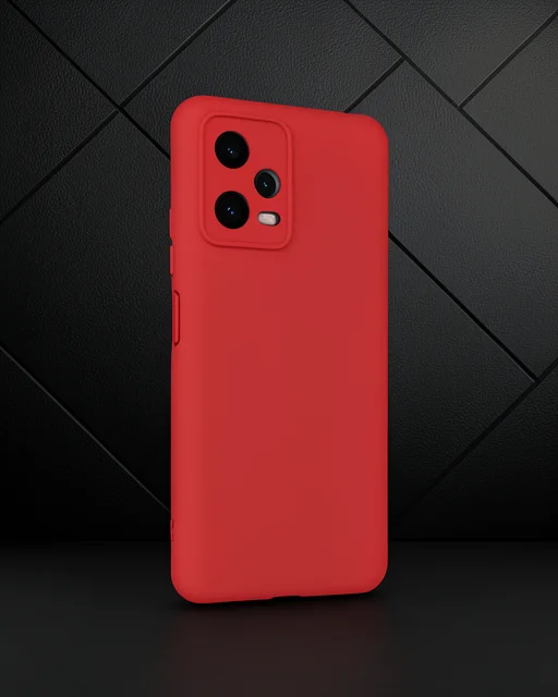Xiaomi Redmi Note 12 5g Kılıf Nano İçi Kadife Silikon - Sarı
