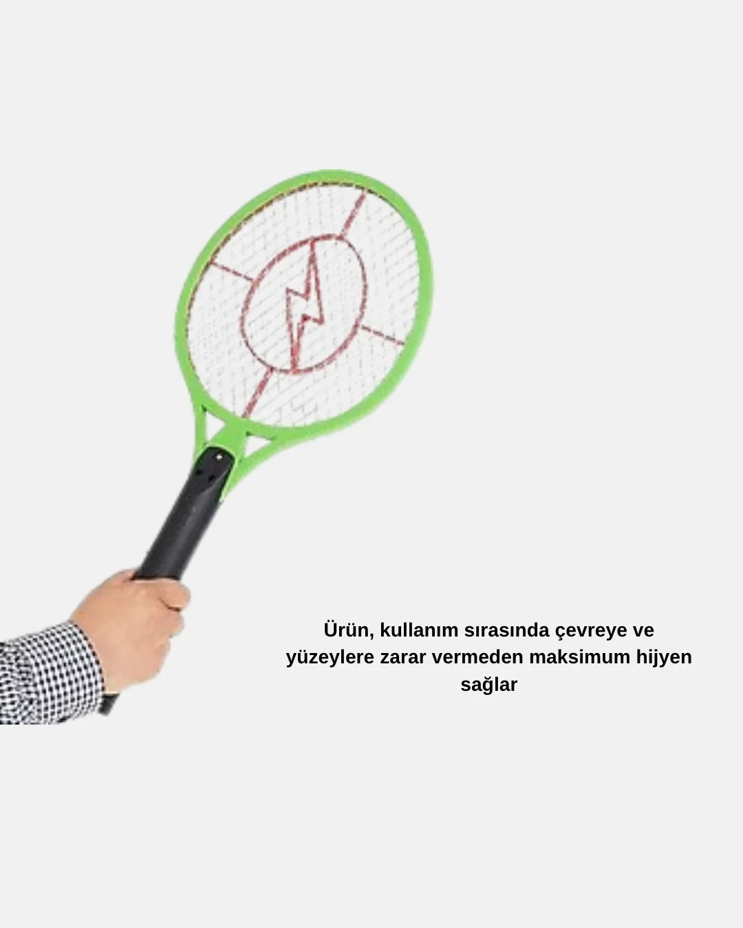 Pil ile Çalışan Elektronik Sinek Öldürücü – Çocuk ve Evcil Hayvan Dostu Tasarım görsel 4