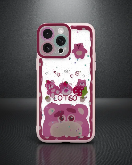Apple İphone 14 Pro Kılıf Sweet Desenli Silikon Kapak - Pembe