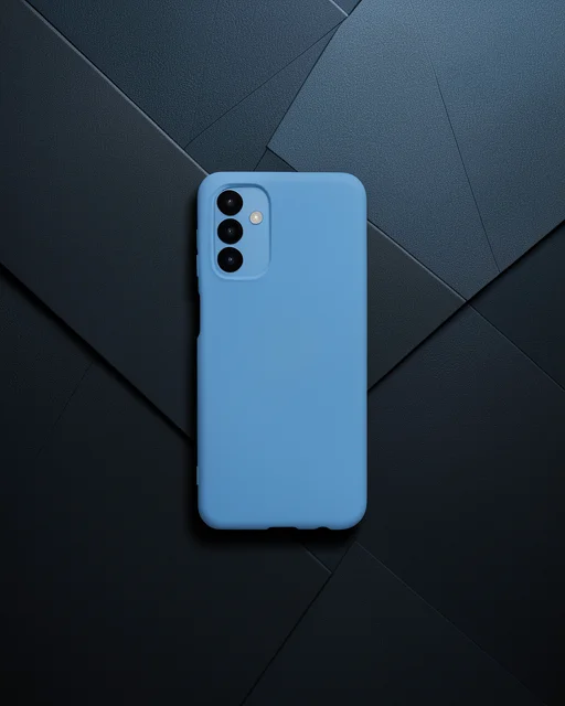 Samsung Galaxy A14 4g Kılıf Nano İçi Kadife Silikon - Mavi