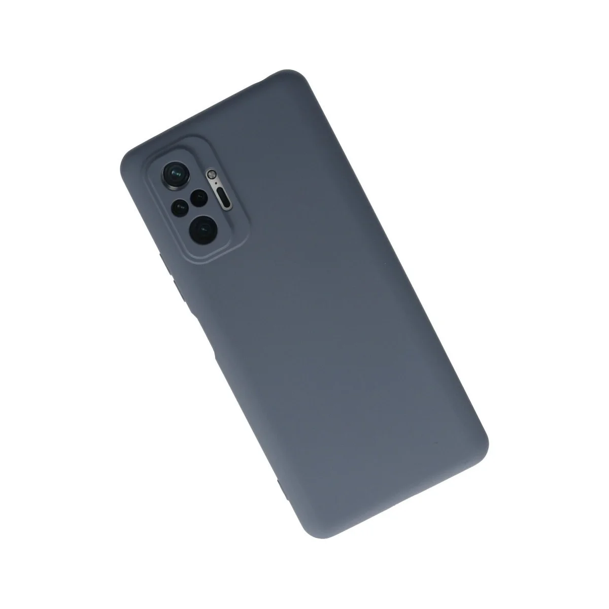 Xiaomi Redmi Note 10 Pro Kılıf Nano İçi Kadife Silikon - Gri görsel 3