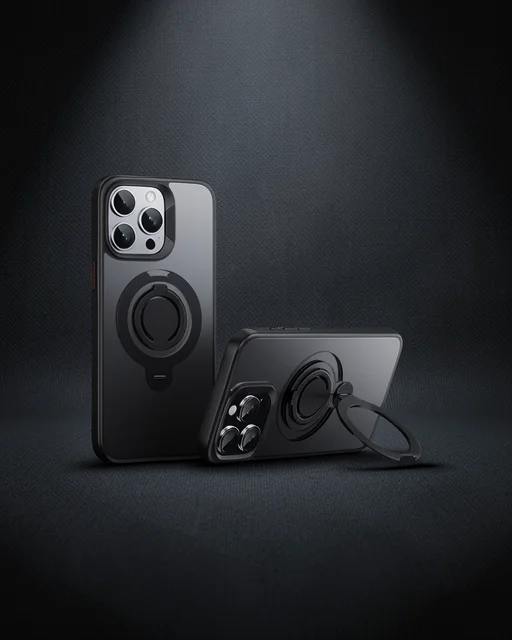 Joko Apple İphone 15 Pro Max Avatar 360 Dönen Magsafe Kapak - Siyah