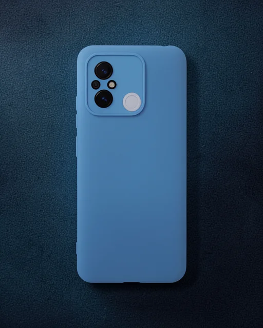 Xiaomi Redmi 12c Kılıf Nano İçi Kadife Silikon - Mavi