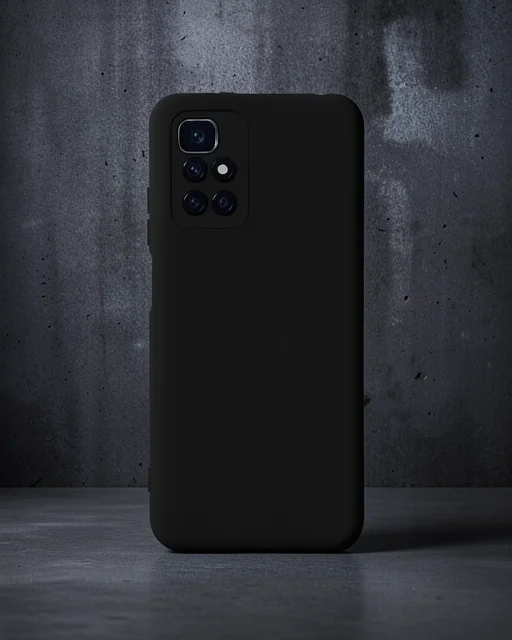 Xiaomi Redmi 10 2022 Kılıf Nano İçi Kadife Silikon - Siyah