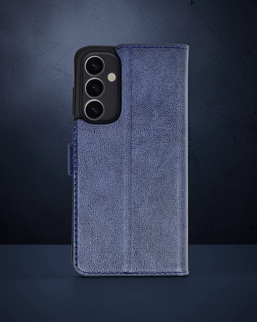 Samsung Galaxy A25 5g Kılıf Trend S Plus Kapaklı Kılıf - Lacivert