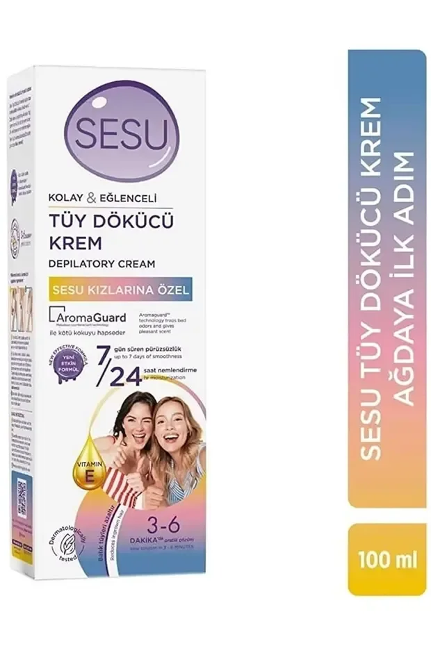 Hassas Ciltler İçin Tüy Dökücü Krem 100 ml - AĞDAYA İLK ADIM 100ML