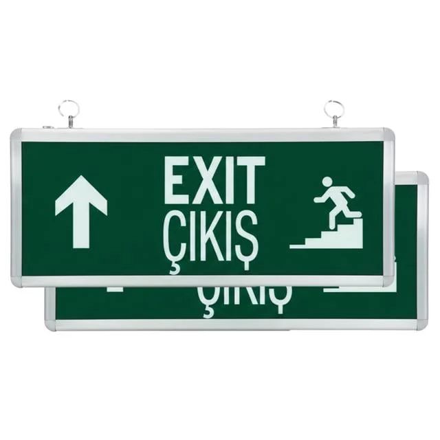Horoz Robson HL330 3 Watt 160 Lümen Şarjlı Acil Çıkış Yukarı Merdiven EXIT Levhası Özellikleri (2’li Paket) görsel 4
