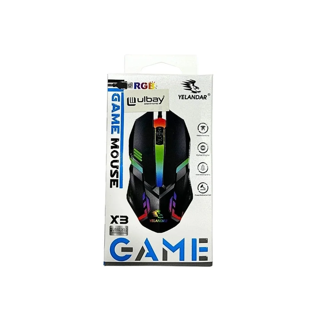 RGB Kutulu Oyuncu Mouse