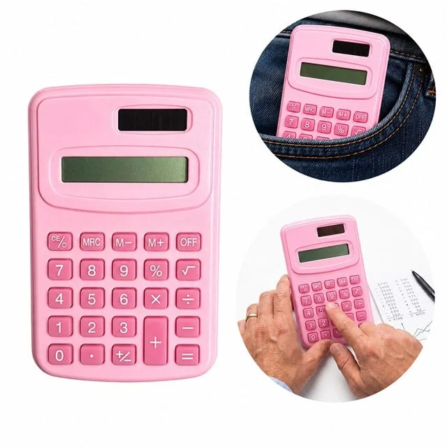 PM-25421 Pembe ni Hesap Makinesi görsel 5