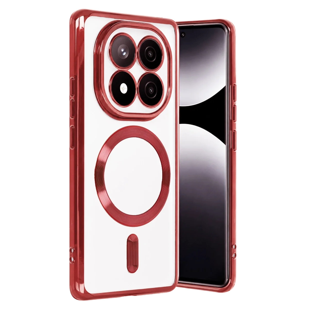 Xiao Red Note 15 4g Kross Magneticsafe Kapak - Kırmızı
