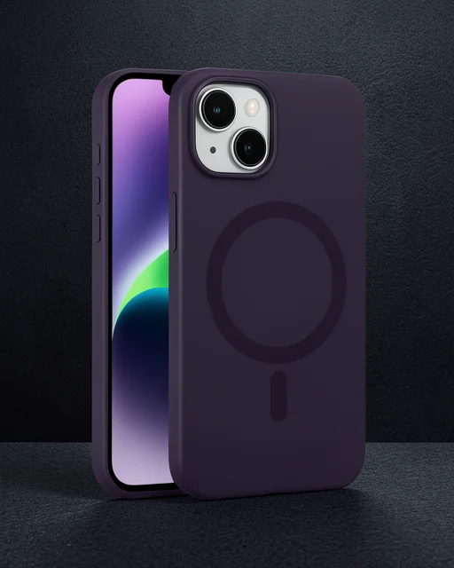 Joko Apple İphone 14 Tuna Pc Slim Magsafe Kapak - Derin Mor