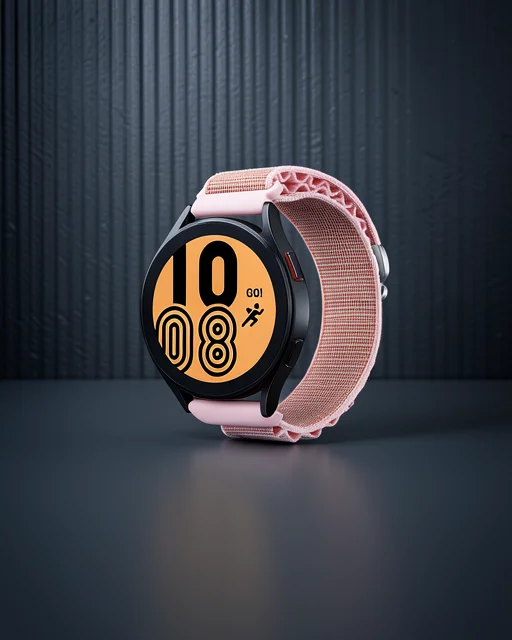Watch 22mm Kr410 Kumaş Kordon - Pembe