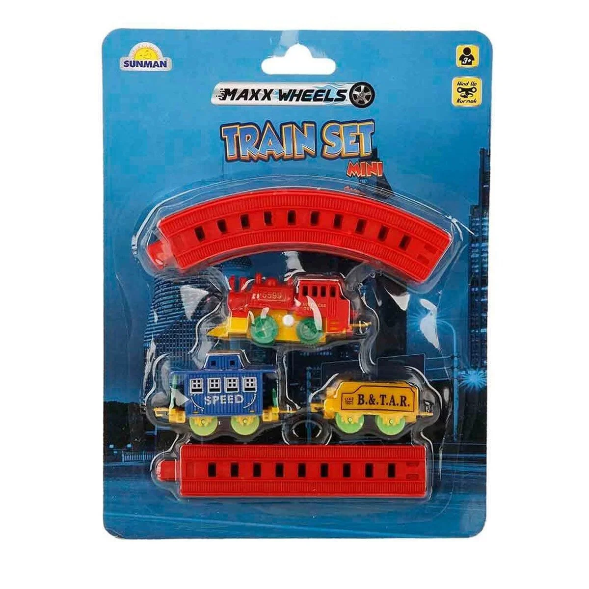 2559 Maxx Wheels Mini Tren Seti 11 Parça -Sunman görsel 3