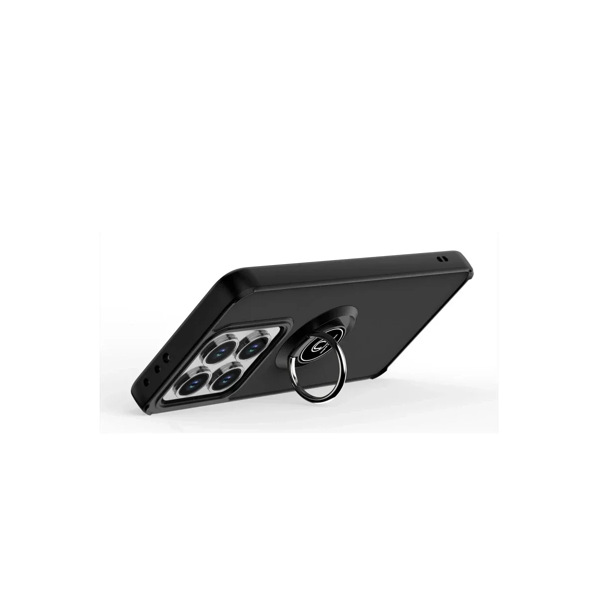 Xiaomi Mi 14T Pro Kılıf Montreal Yüzüklü Silikon Kapak - Yeşil görsel 3