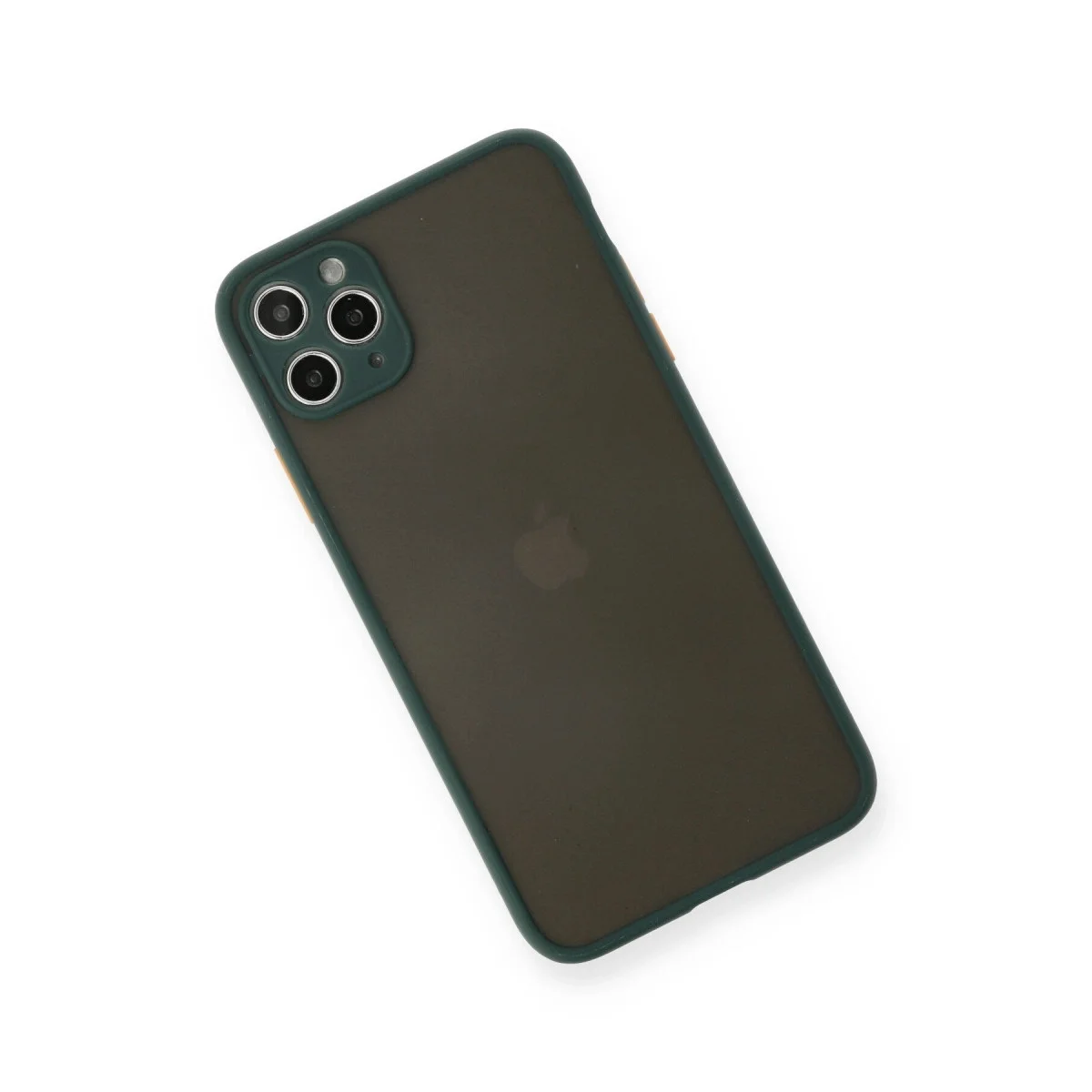 Apple İphone 11 Pro Max Kılıf Montreal Silikon Kapak - Yeşil görsel 3