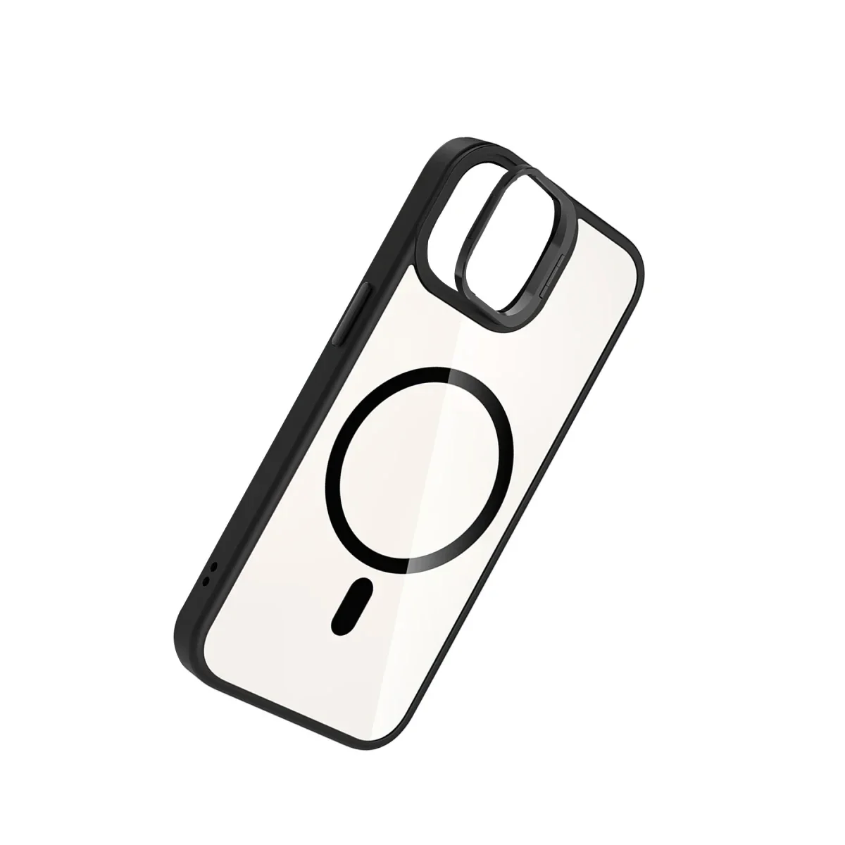 Joko Apple iPhone 11 Remim Lensli Magsafe Standlı Kapak - Siyah görsel 4