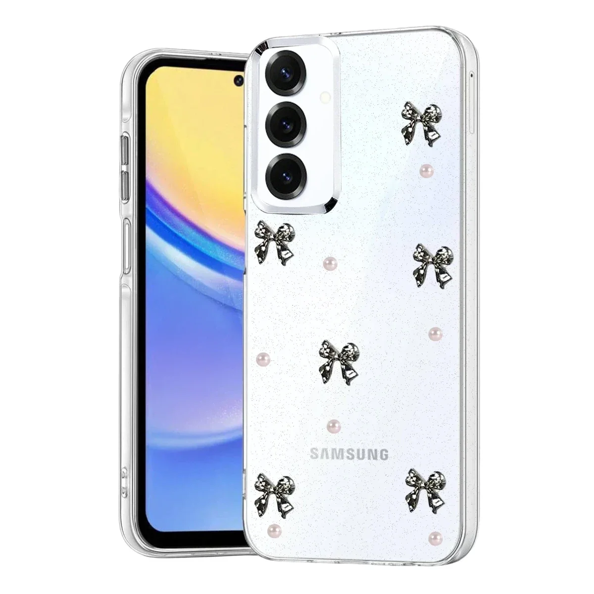 Samsung Galaxy A57 5G Fiyonk Desenli Kapak - Desen 8