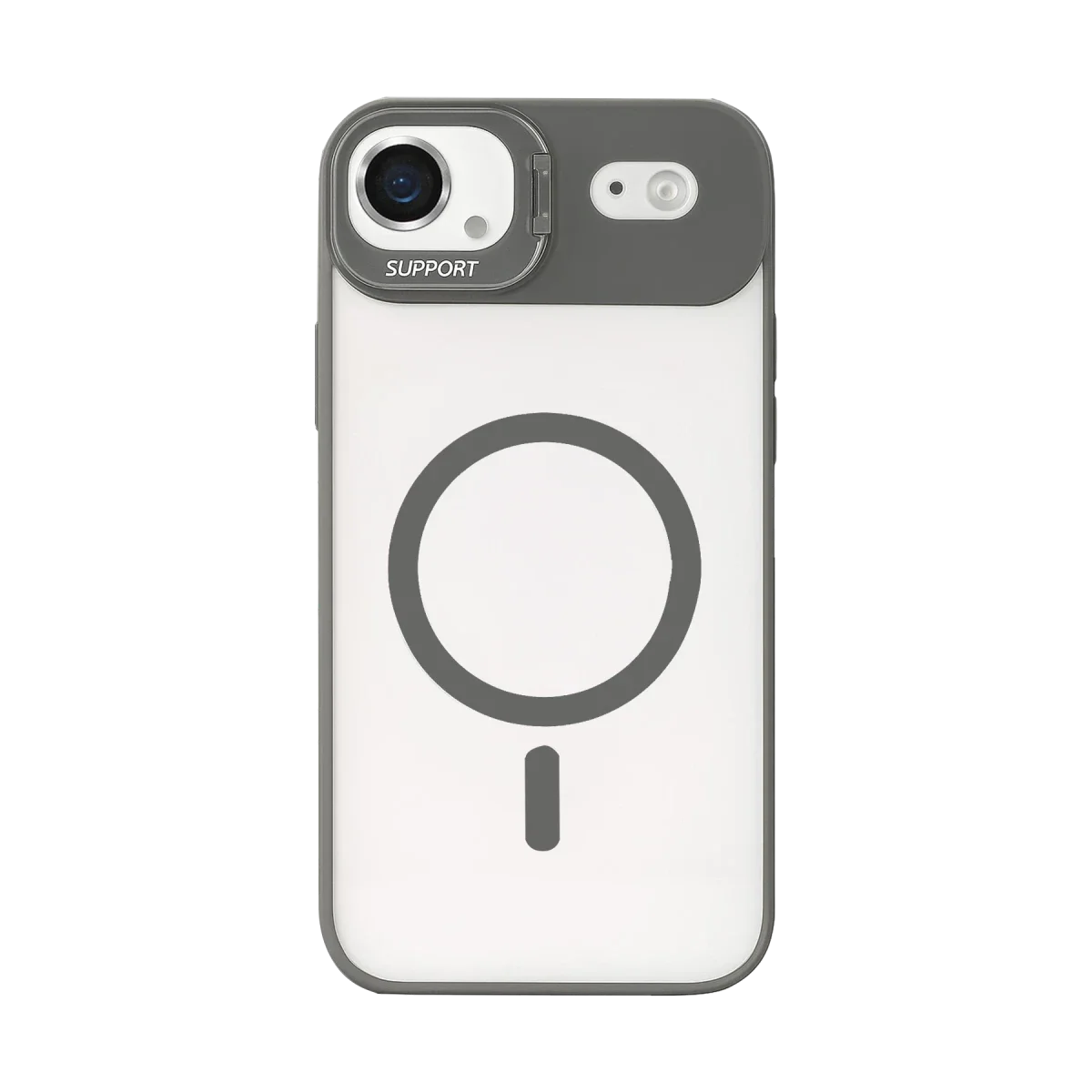 Joko Apple iPhone 17 Air Remim Lensli Magsafe Standlı Kapak - Titan Gri görsel 2