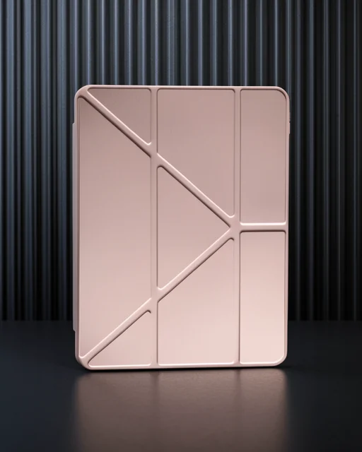 Xiaomi Pad 6 Kılıf Kalemlikli Mars Tablet Kılıfı - Rose Gold