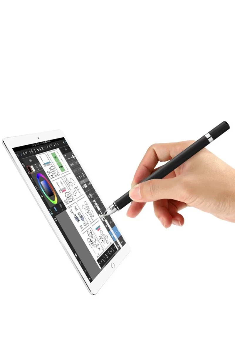 Dokunmatik Stylus Kalem Pen 110 - Gümüş görsel 2
