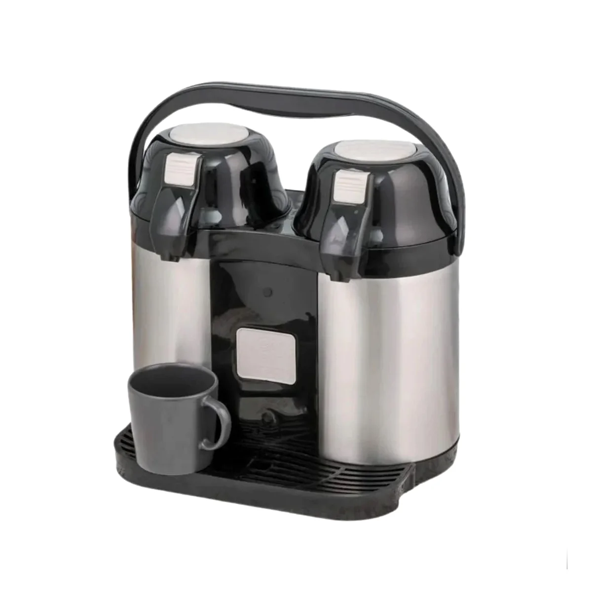 5 L 304 Paslanmaz Çelik Termos (Pompalı Musluklu, Çiftli) görsel 3
