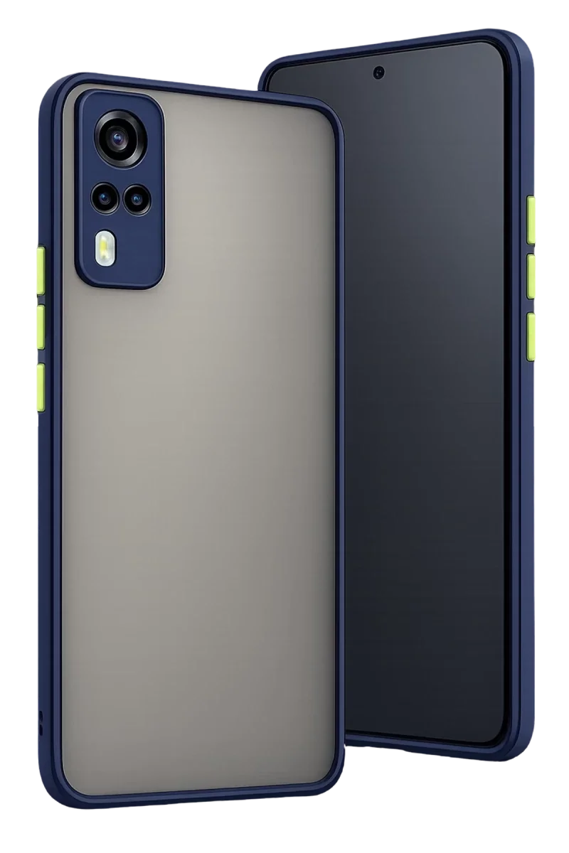 Vivo Y53S Kılıf Montreal Silikon Kapak - Lacivert