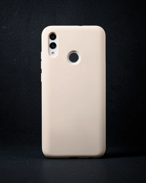 Huawei P Smart 2019 Kılıf Nano İçi Kadife Silikon - Pudra