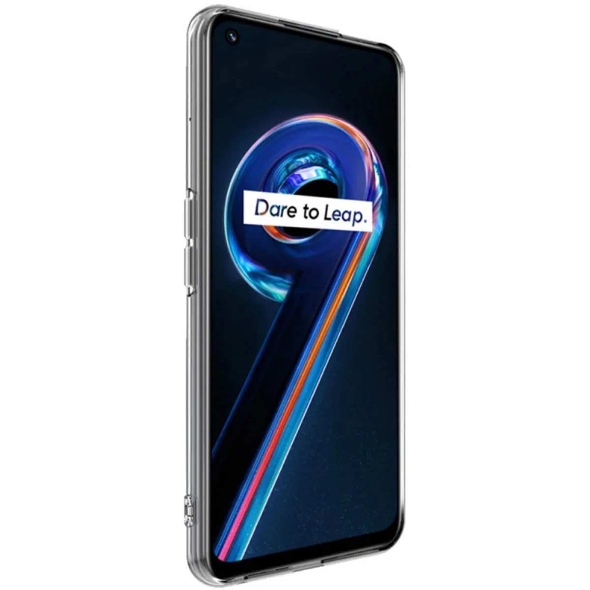 Realme 9 Pro 5g Kılıf Lüx Şeffaf Silikon görsel 2