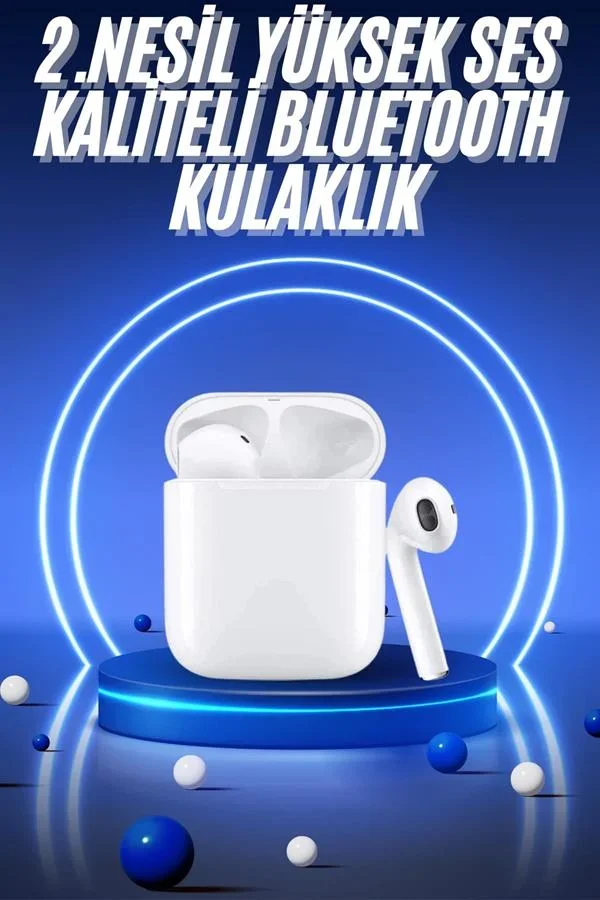 Yeni Nesil Dokunmatik Kontrol Çağrı Cevaplayabilen Kablosuz Bluetooth Kulaklık görsel 2