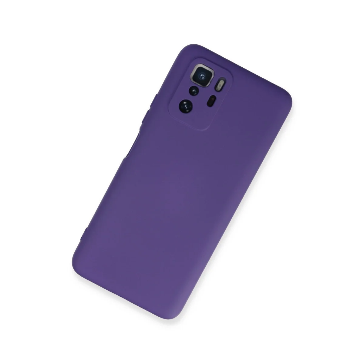 Xiaomi Poco X3 Gt Kılıf Nano İçi Kadife Silikon - Mor görsel 2