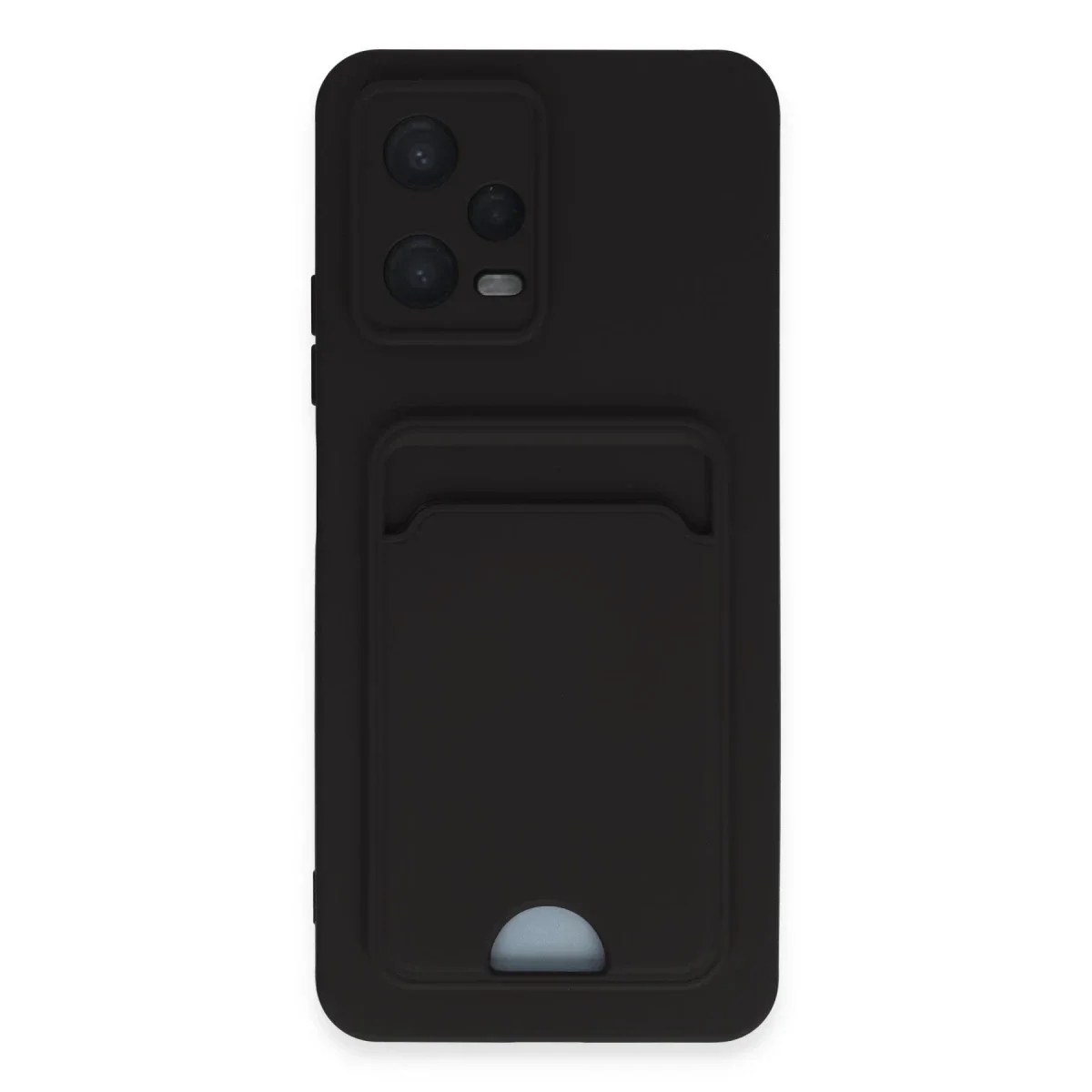 Xiaomi Poco X5 5G Kılıf Kelvin Kartvizitli Silikon - Siyah