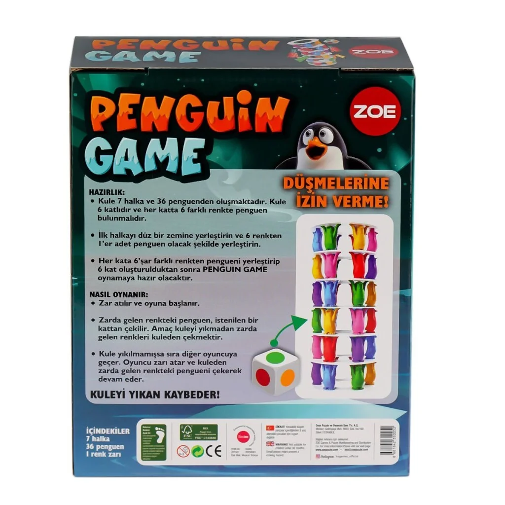 35005 Zoe Penguin Tower Denge Oyunu görsel 2