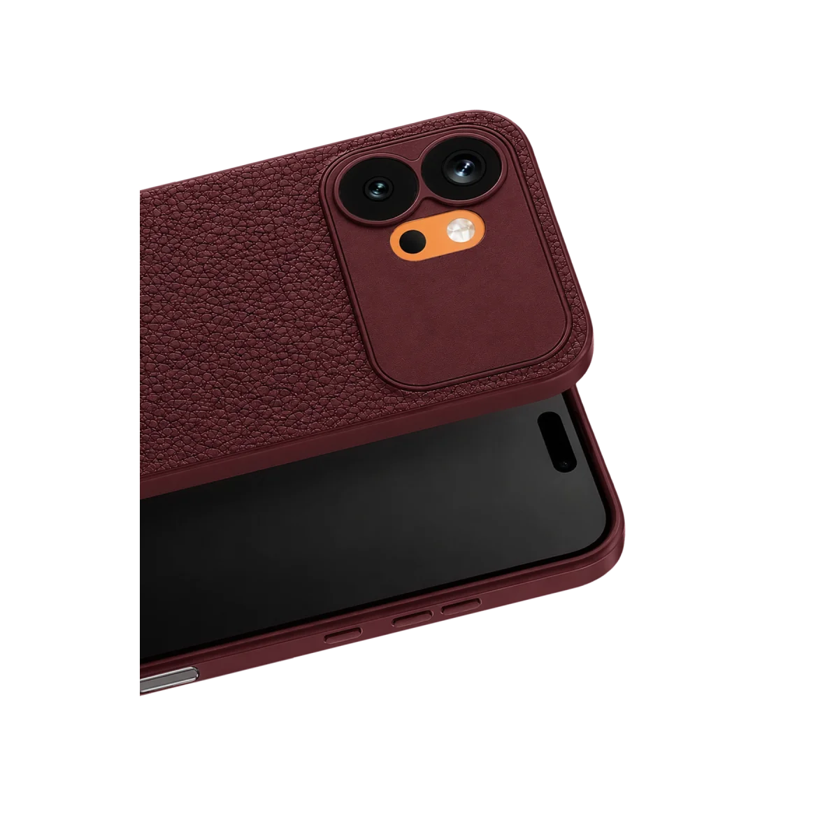 Huawei Honor 600 Thermax Silikon Kılıf - Bordo görsel 2