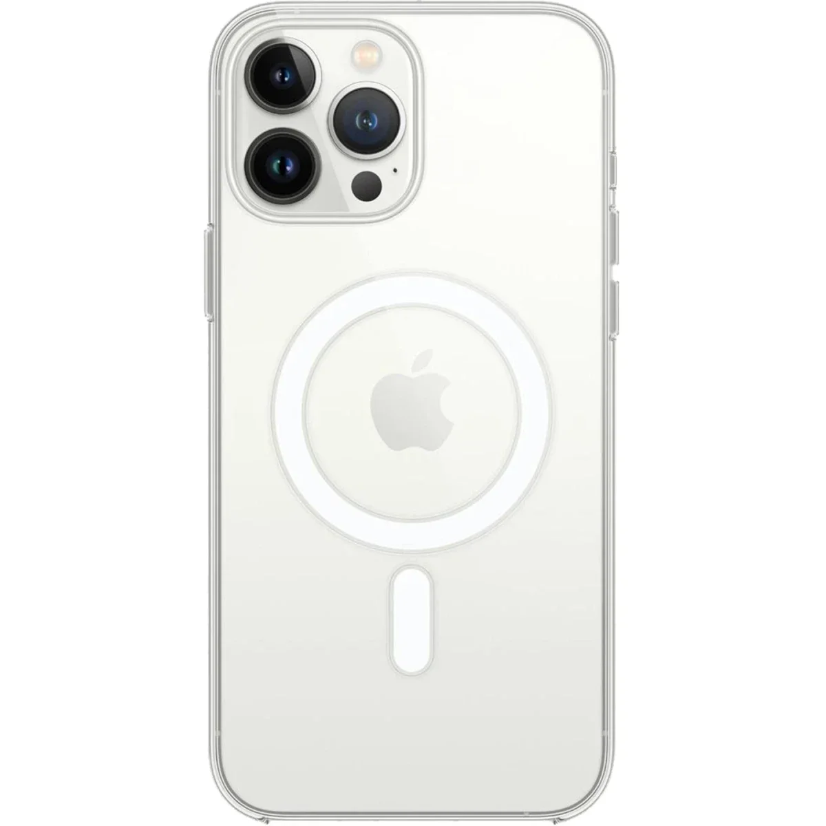 Apple iPhone 15 Pro Max Kılıf Pc Real Magsafe Kapak - Şeffaf