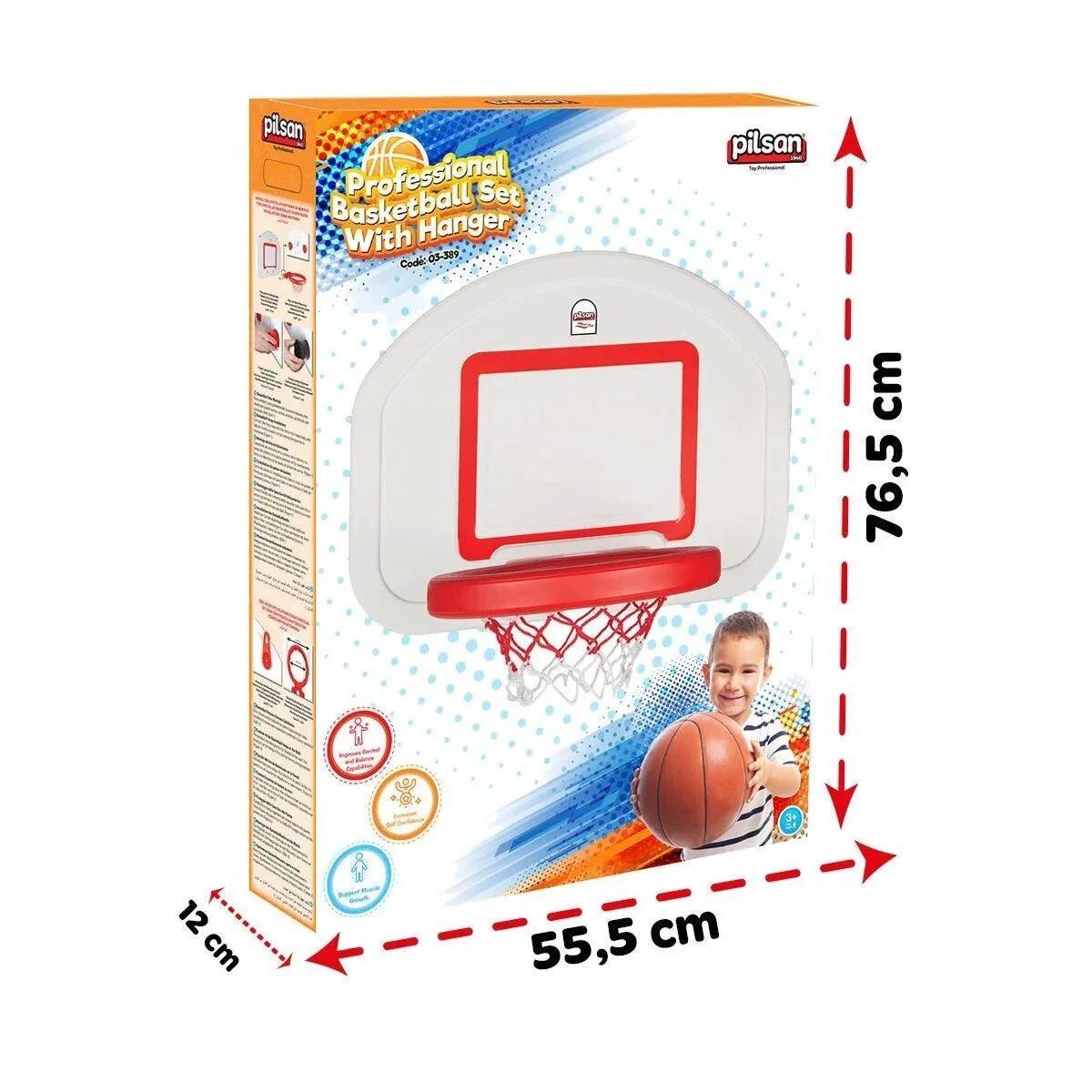03 389 Pilsan Profesyonel Basket Seti Askılı görsel 4