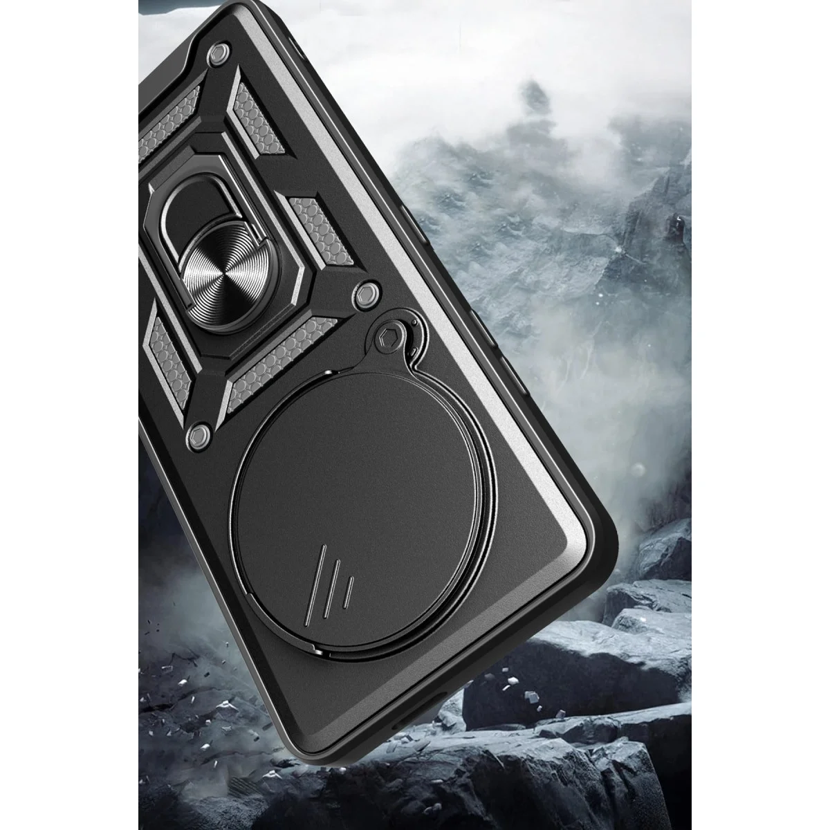 Xiao 15 Ultra Kılıf Pars Lens Yüzüklü Silikon - Yeşil görsel 2
