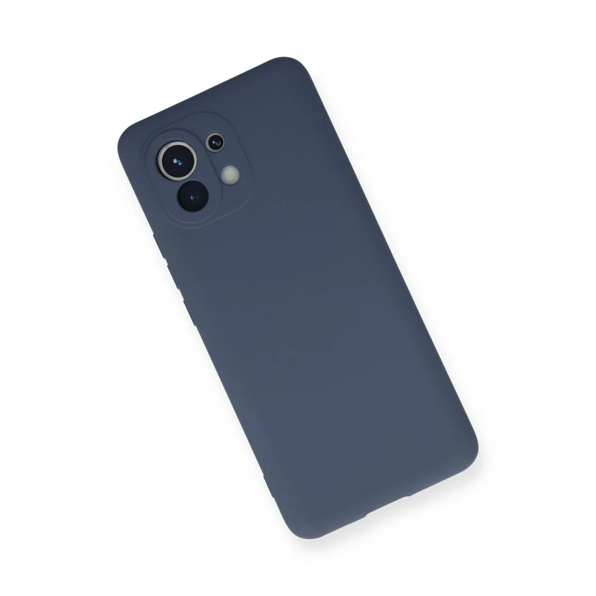 Xiaomi Mi 11 Kılıf Nano İçi Kadife Silikon - Gri görsel 3