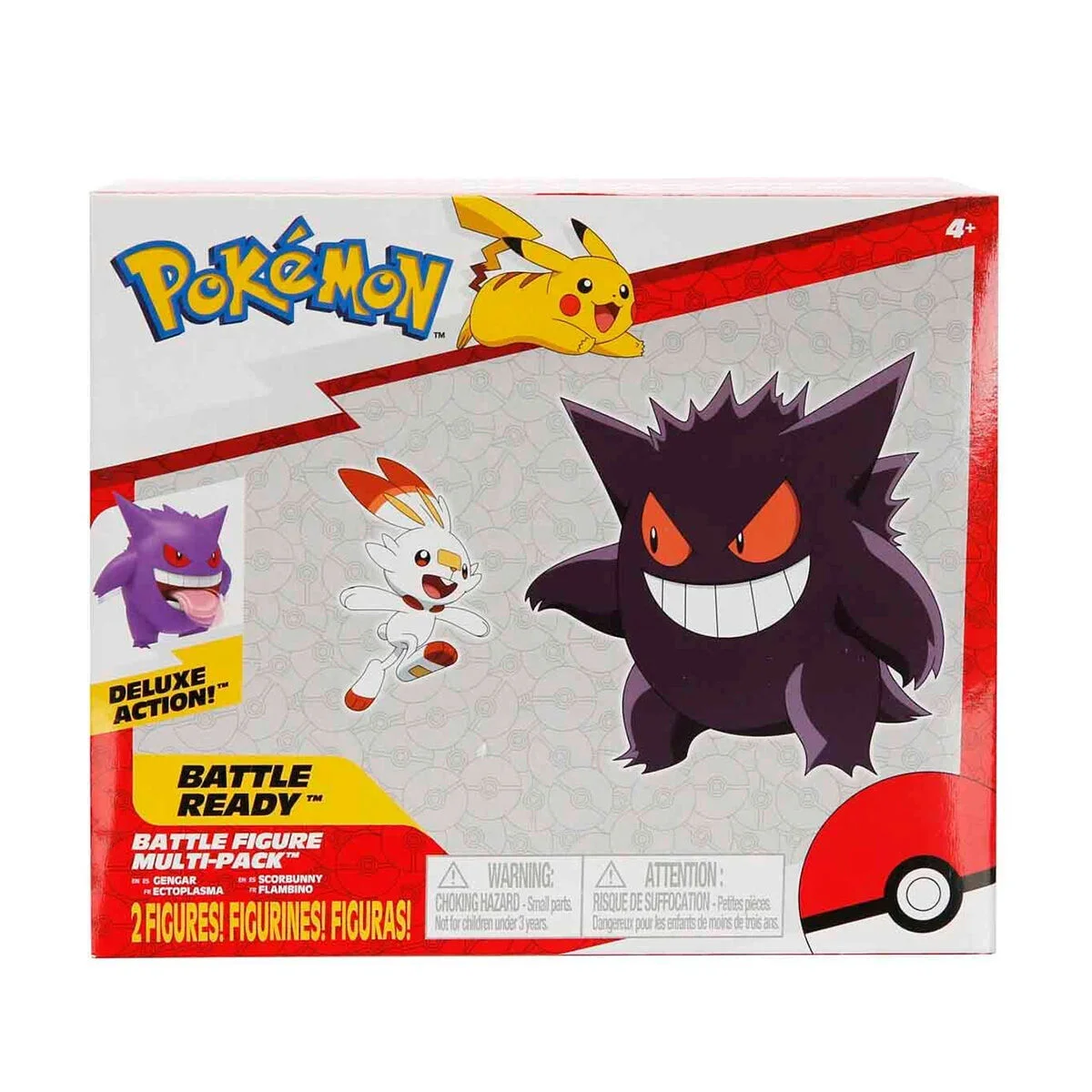 POK PKW2548 Pokemon Battle 2li Figür - Gengar Scorbunny görsel 4