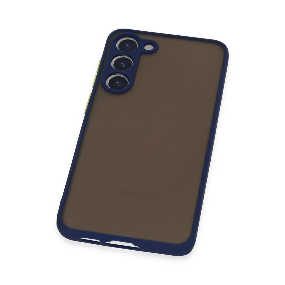 Samsung Galaxy S23 Kılıf Montreal Silikon Kapak - Lacivert görsel 4