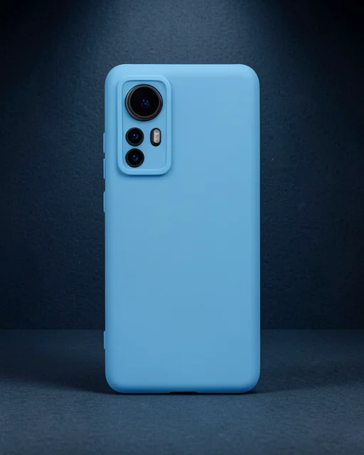 Xiaomi Mi 12 Kılıf Nano İçi Kadife Silikon - Mavi