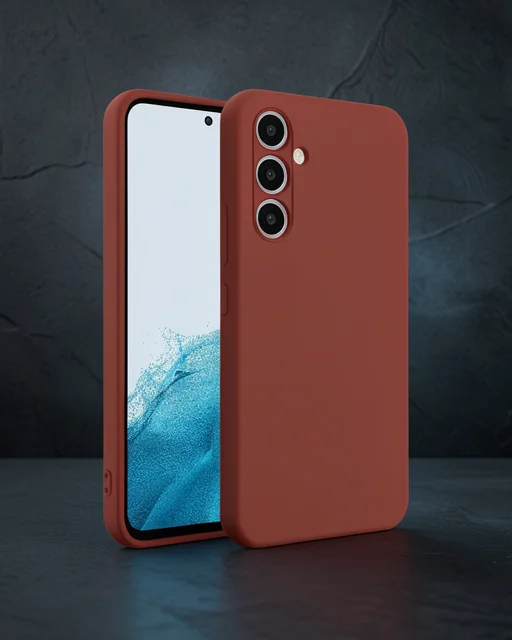 Samsung Galaxy A16 5g Kılıf First Silikon - Bordo