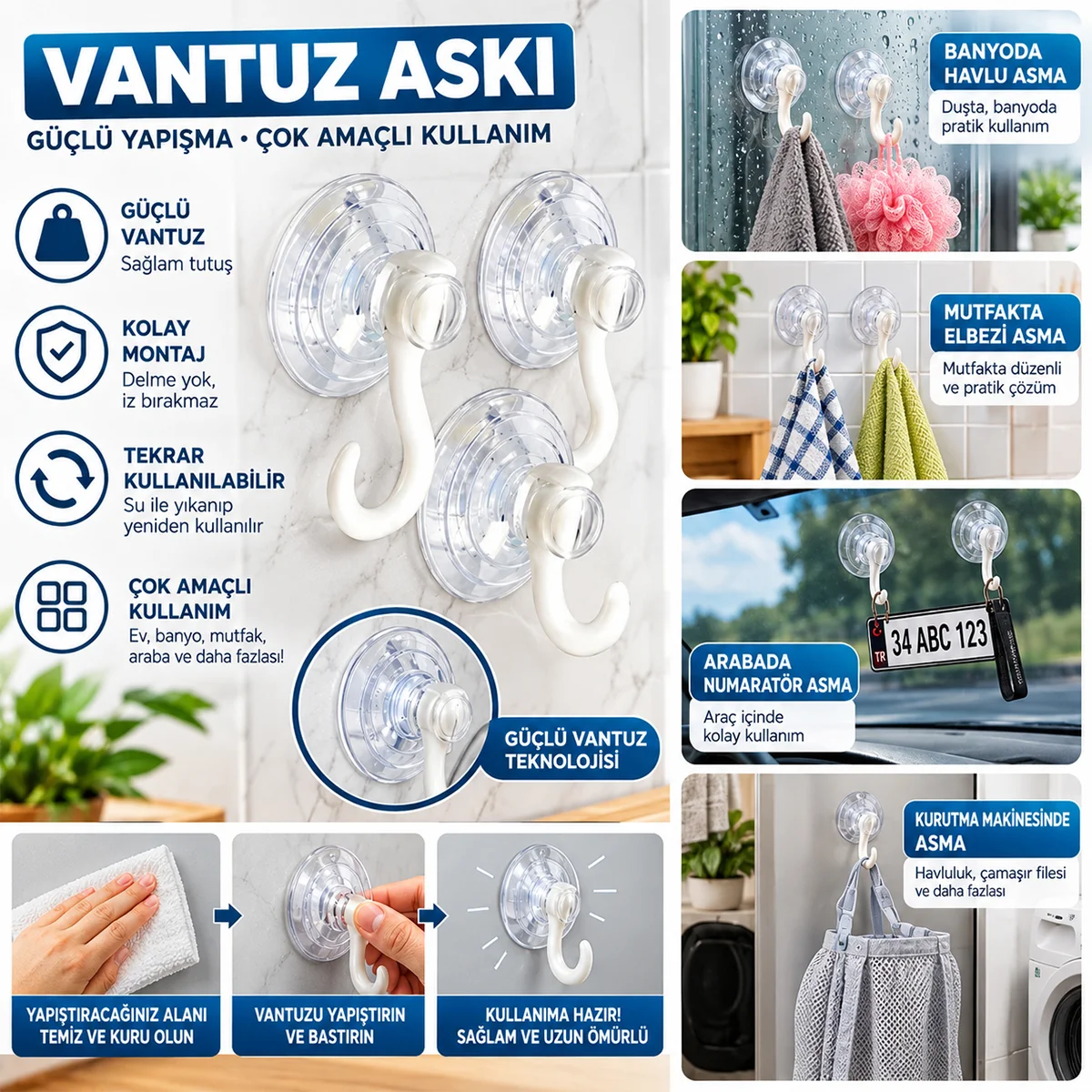Küçük 30 mm Vantuz görsel 3