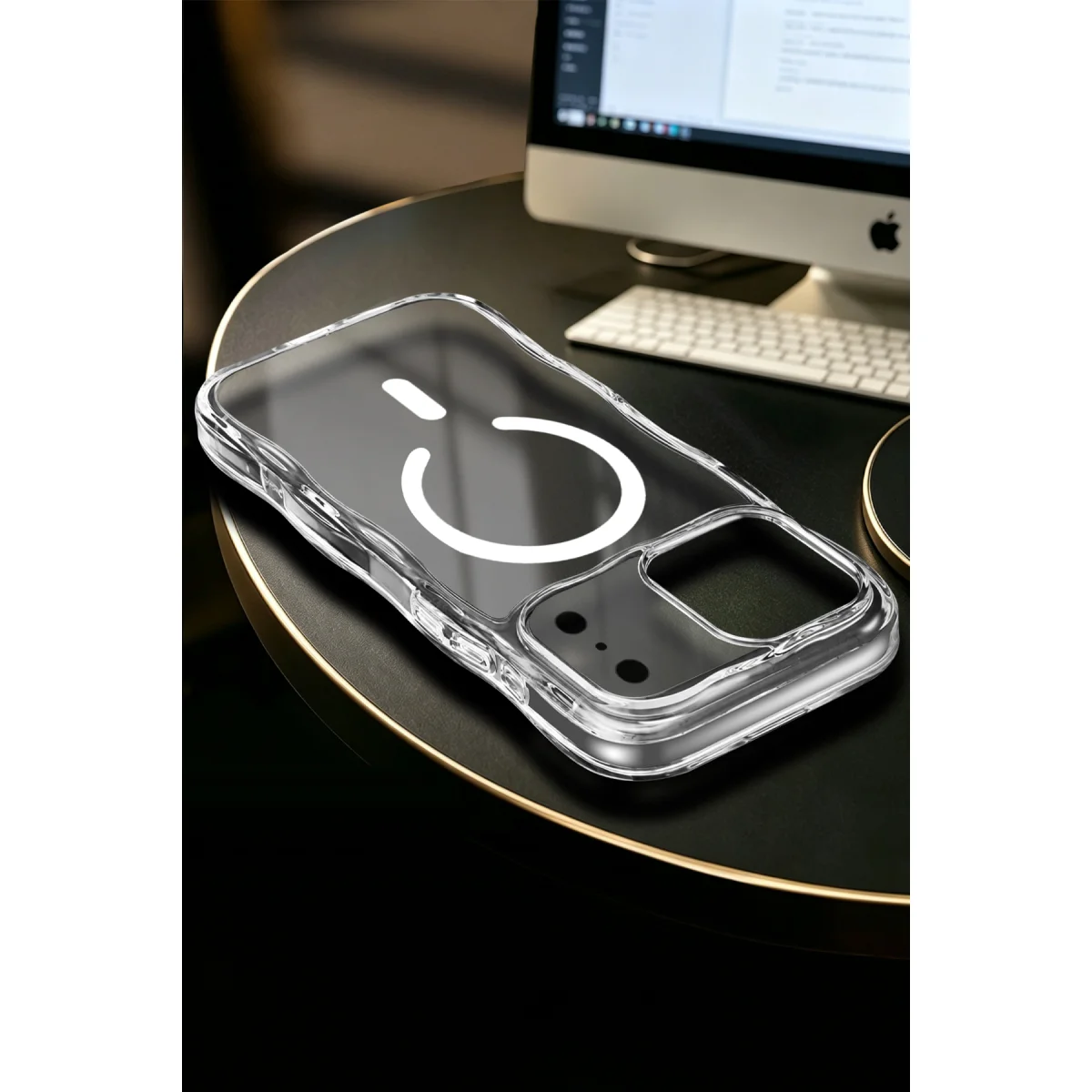 Joko Apple iPhone 18 Pro/17 Pro Vev Full Airbag Magsafe Kapak - Şeffaf görsel 5